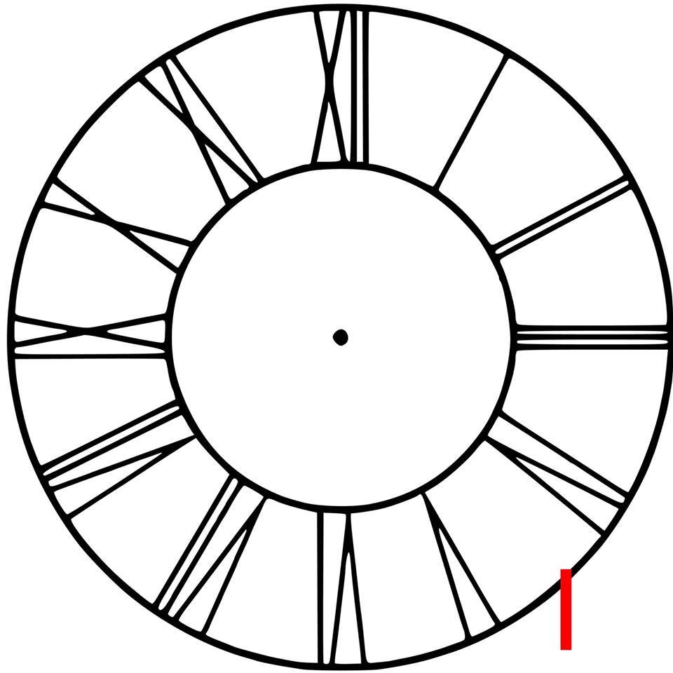 Roman numerals with border (I-00)