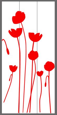 Poppies 10.5x22